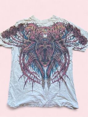 Affliction White Tee